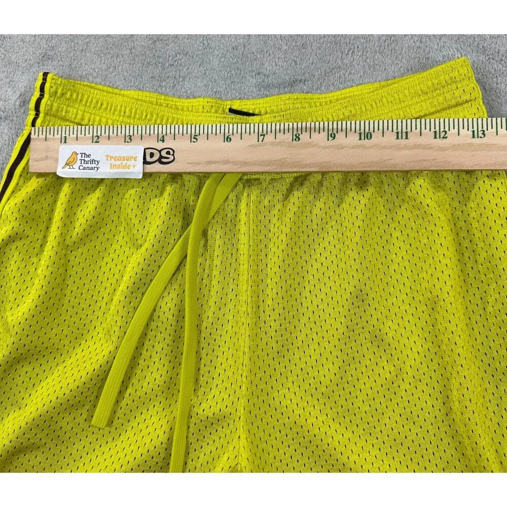 Nike Shorts Men’s XS | Y2K  Retro Dri-FIT Yellow Mesh Athletic Training Running